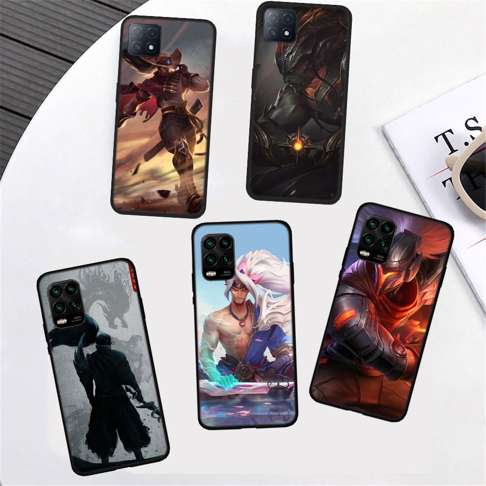 Ốp Điện Thoại Silicon Mềm Hình Usi138 Yasuo League Of Legends Cho Oppo A93 A92S A92 A91 A72 A54 A53 A52 A32 A31 A15 A15S A8
