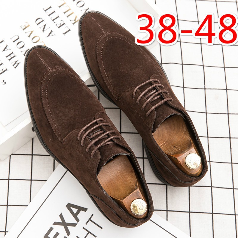 Giày Lười Da Lộn Cỡ Lớn 45 46 48 47 Phong Cách Doanh Nhân Sang Trọng Cho Nam