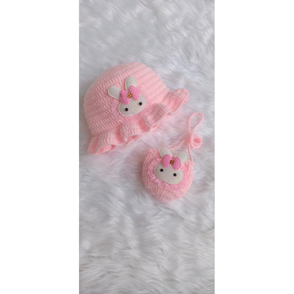 Set nón và túi đeo cho bé