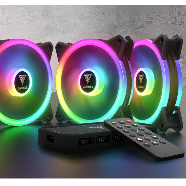 Fan Led GAMDIAS RGB Control (1 fan lẻ)