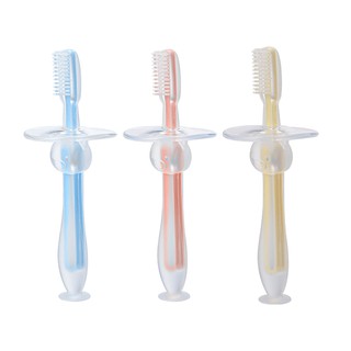 Bàn chải đánh răng và nướu chất liệu silicon cho bé