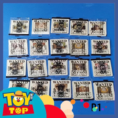 [Một Thẻ ] Thẻ bài Toonies One piece Nguyên bản wanted P1