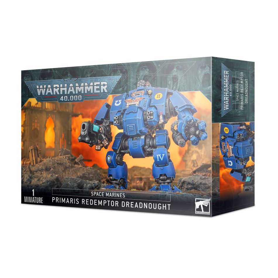 Mô hình nhân vật Warhammer 40k Space Marines Primaris Redemptor Dreadnought