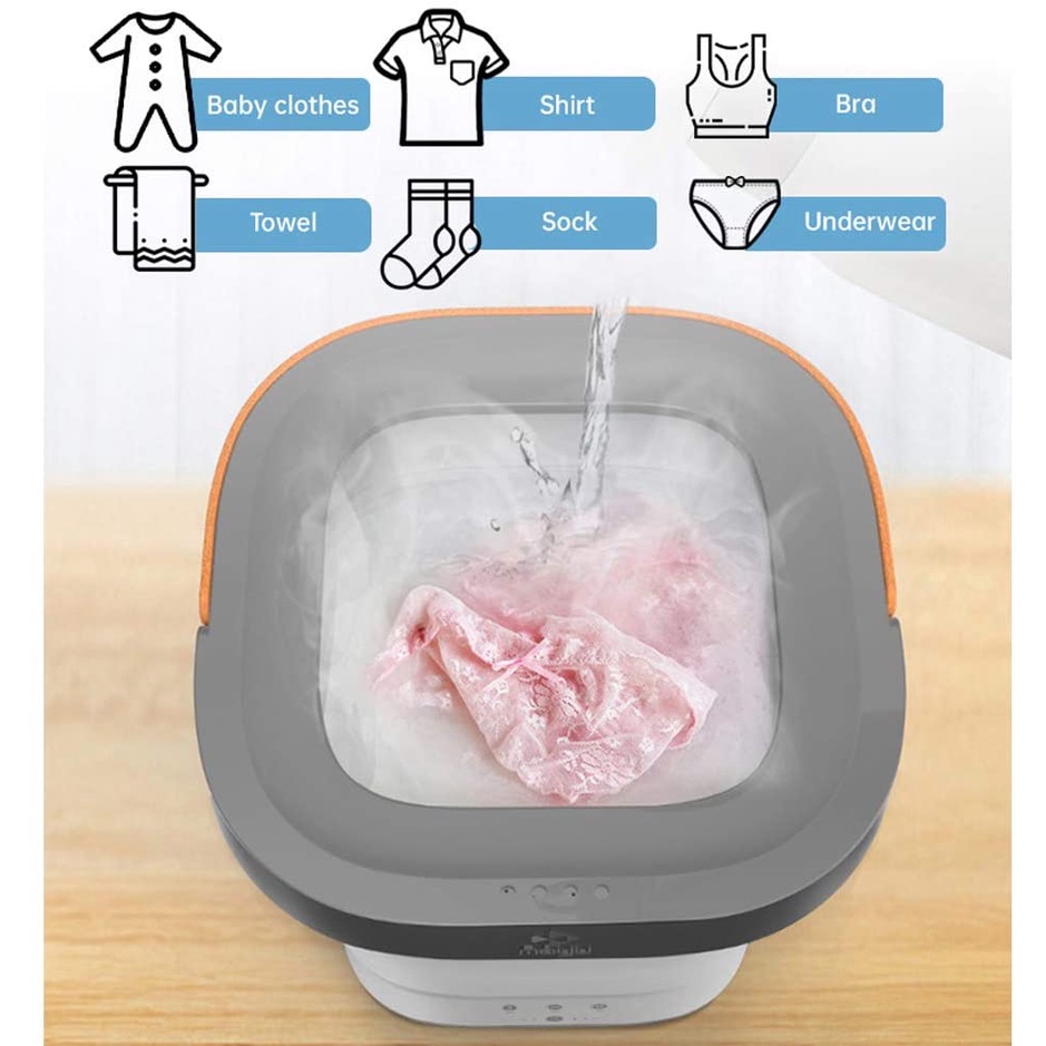 Xiaomi [Hàng VN xuất khẩu] Máy giặt mini cao cấp Máy giặt vắt quần áo gia dụng mini Giá rẻ...