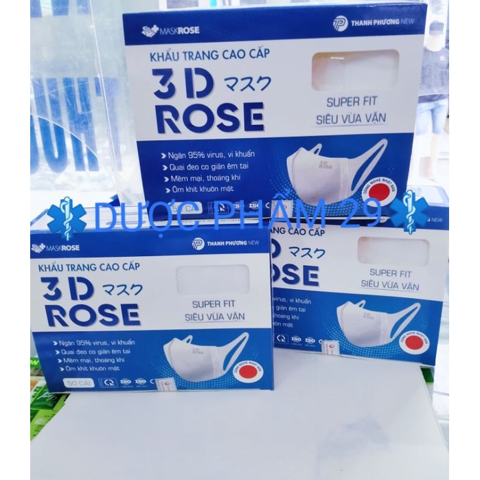 Khẩu trang 3D ROSE ( Người lớn)