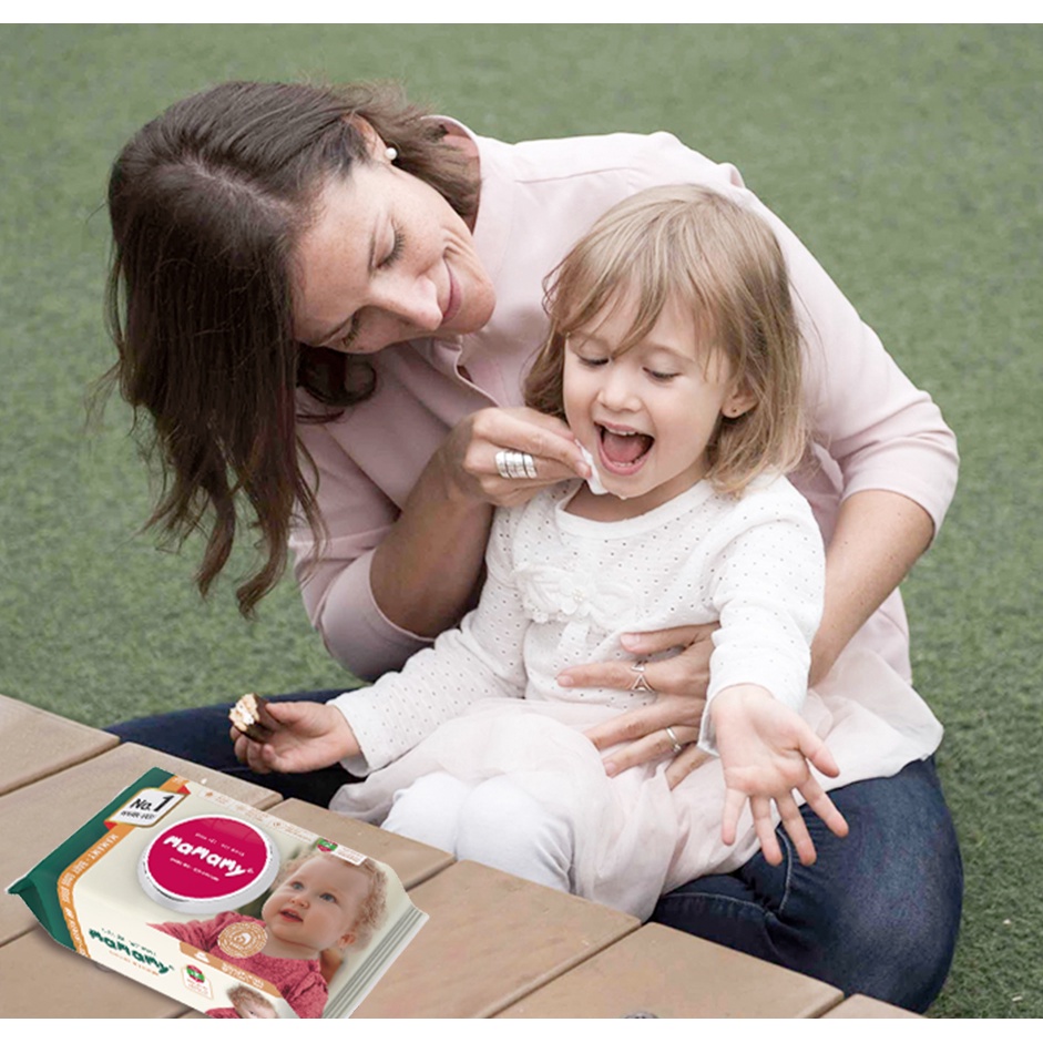 Khăn Giấy Ướt Mamamy 100/120 Tờ Siêu Mềm, An Toàn Cho Bé - Việt Nam