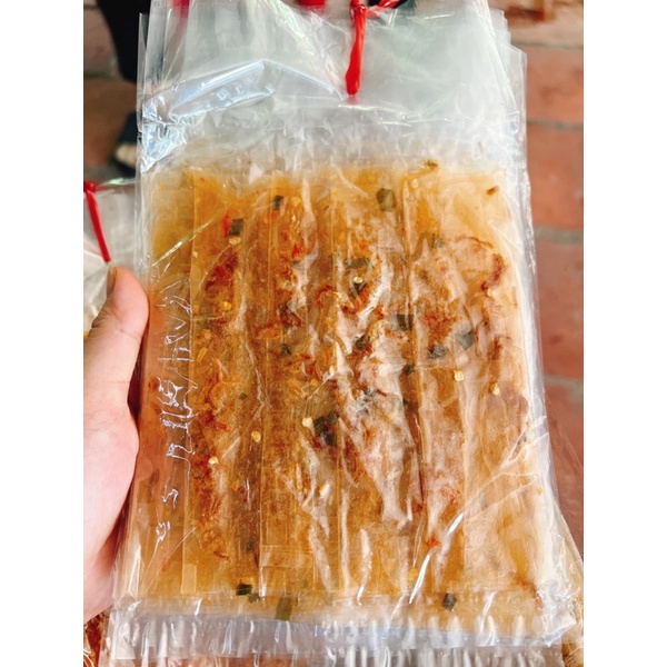 10 bịch bánh tráng dẻo cuốn hành phi