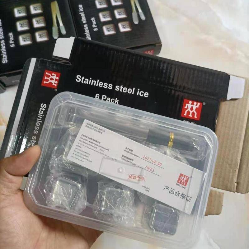 Đá kim loại cao cấp ZWILLING inox 316 làm lạnh không tan , đá lạnh vĩnh cửu.