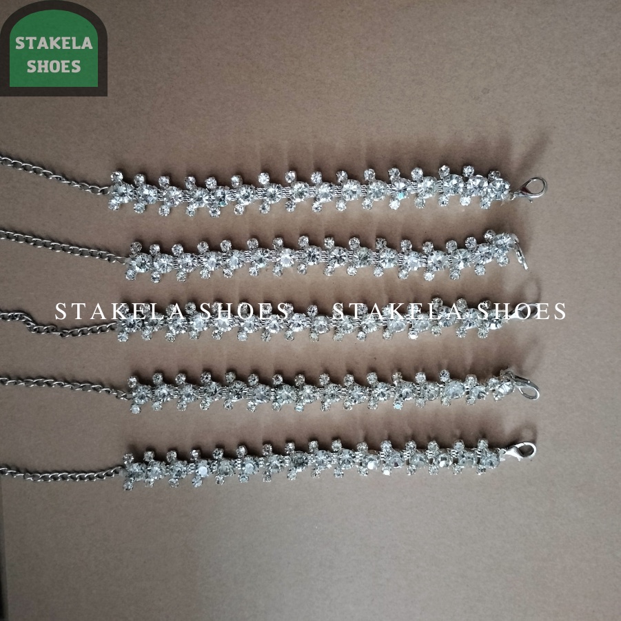 Dây phụ kiện,dây quai đá tai thỏ ,dây da thường thay thế sandal cao gót