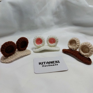 Kẹp tóc len tai gấu cute handmade