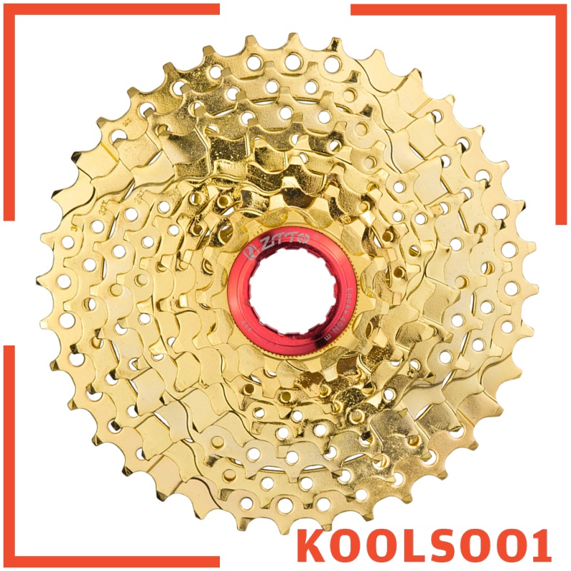 Koolsoo1 Bánh Đà Xe Đạp 9 Tốc Độ 11-36t Màu Vàng