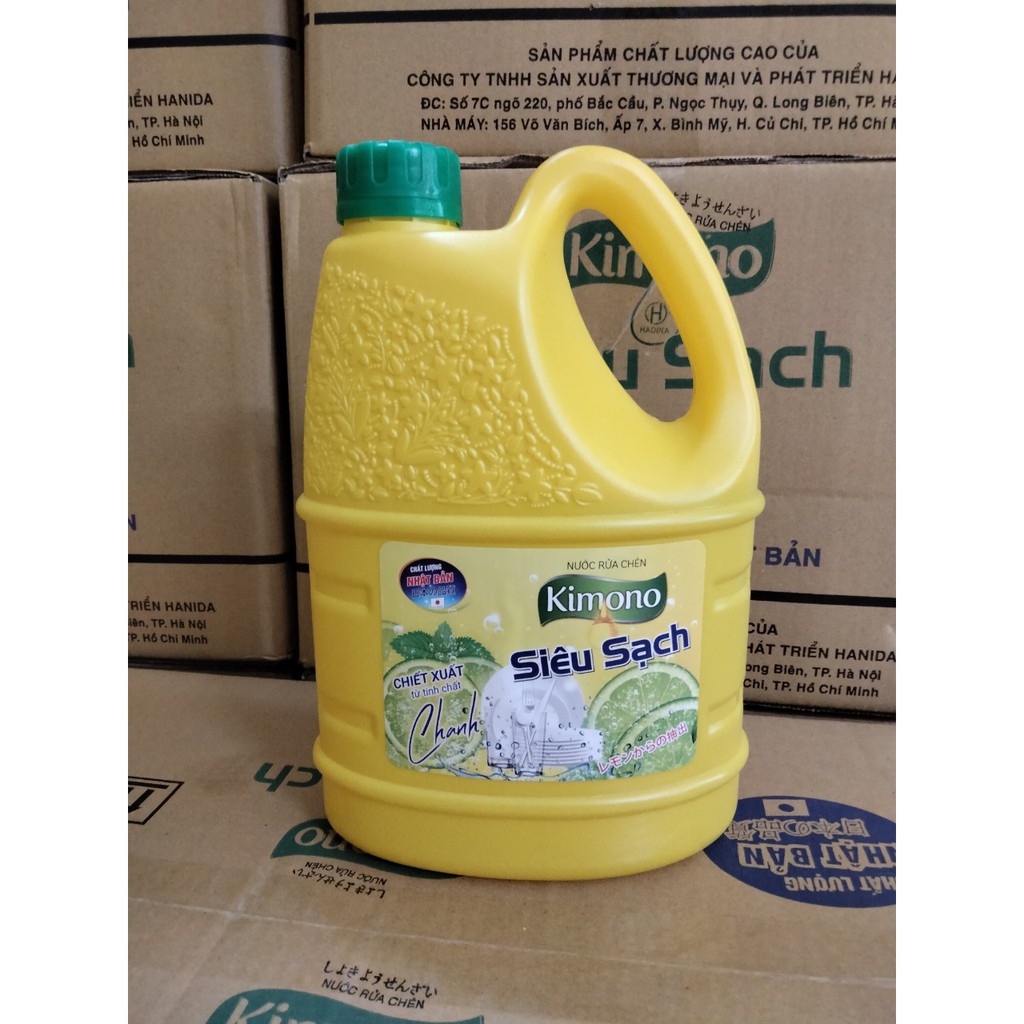 Nước Rửa Chén Bát KIMONO Công Nghệ Nhật Bản 1500ml-Siêu Sạch