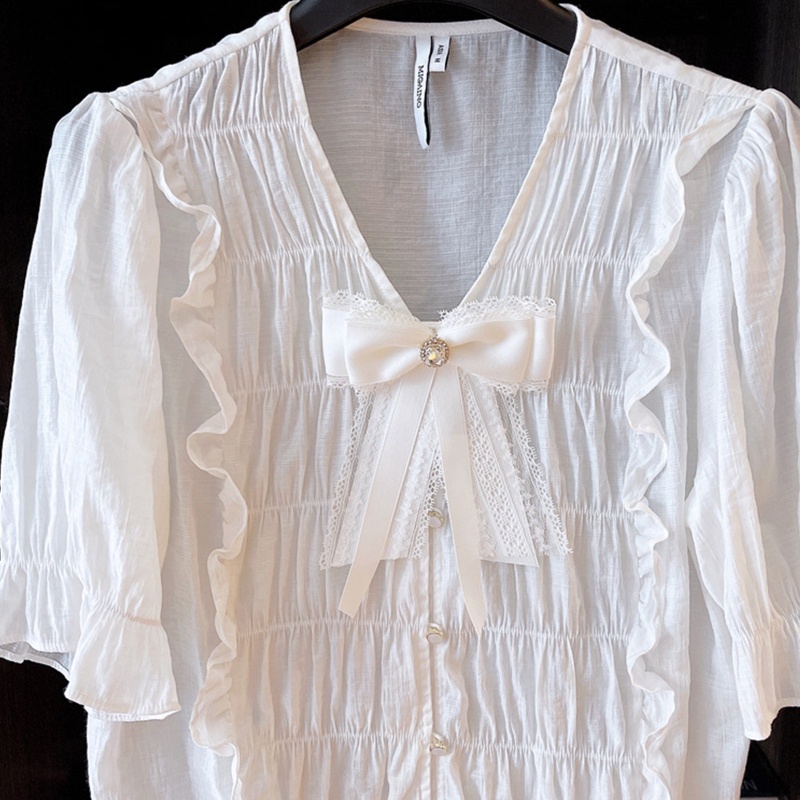 Cài Áo Hình Nơ Đính Đá Thời Trang Dành Cho Nữ