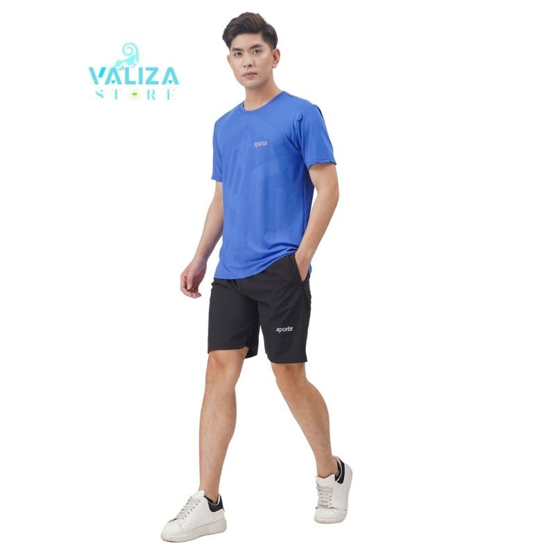 Áo Thun thể thao nam có cổ tròn dập vân chất thun lạnh cao cấp giá rẻ VALIZA AT09| | BigBuy360 - bigbuy360.vn