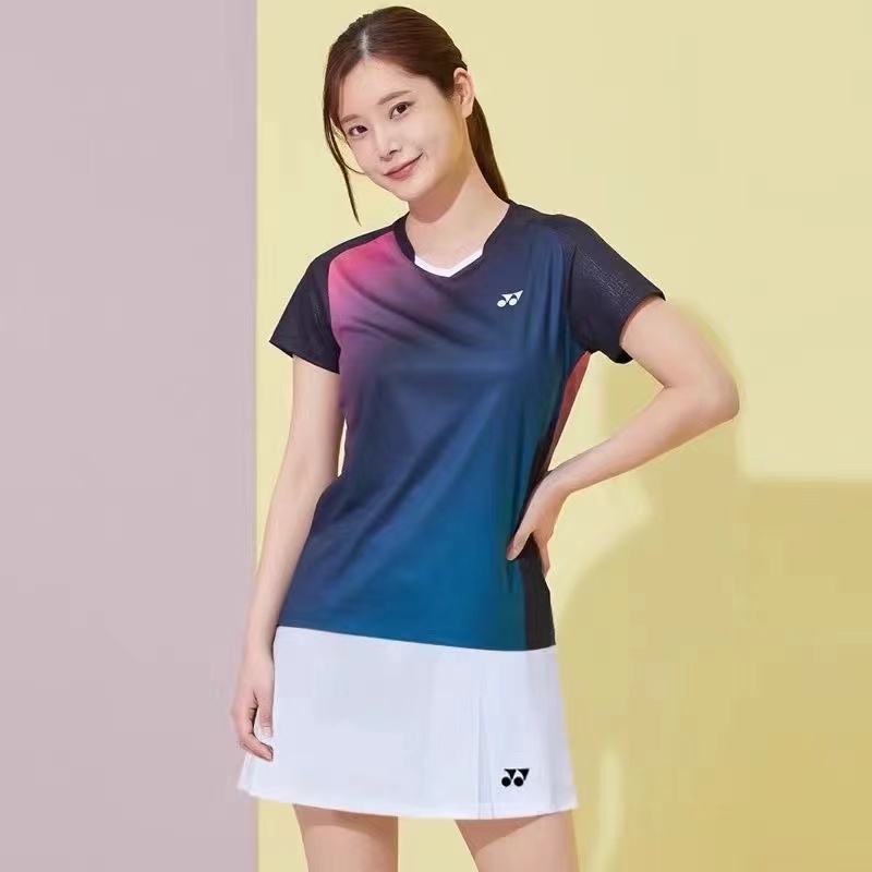 Bộ Quần Áo Tập Cầu Lông Tay Ngắn Yonex Thoáng Khí Nhanh Khô Cho Nam Và Nữ
