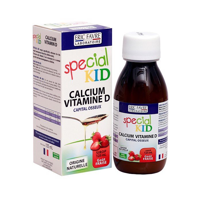 Special Kid Calcium Vitamin D.Calcium Và Vitamin D Giúp Xương Chắc Khỏe,Phát Triển Chiều Cao Cho Bé