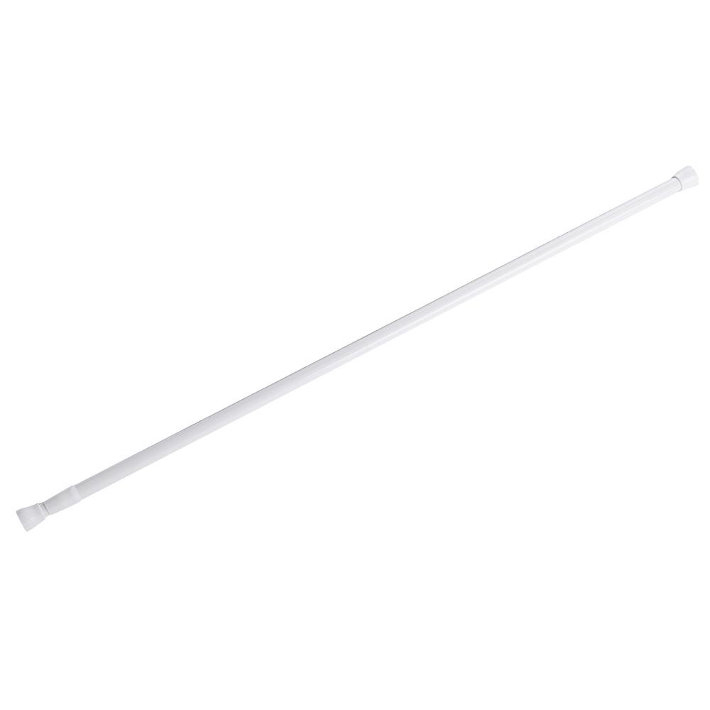 HOMEBASE MOYA Thanh treo rèm nhà tắm có thể thay đổi chiều dài 110 200cm màu trắng