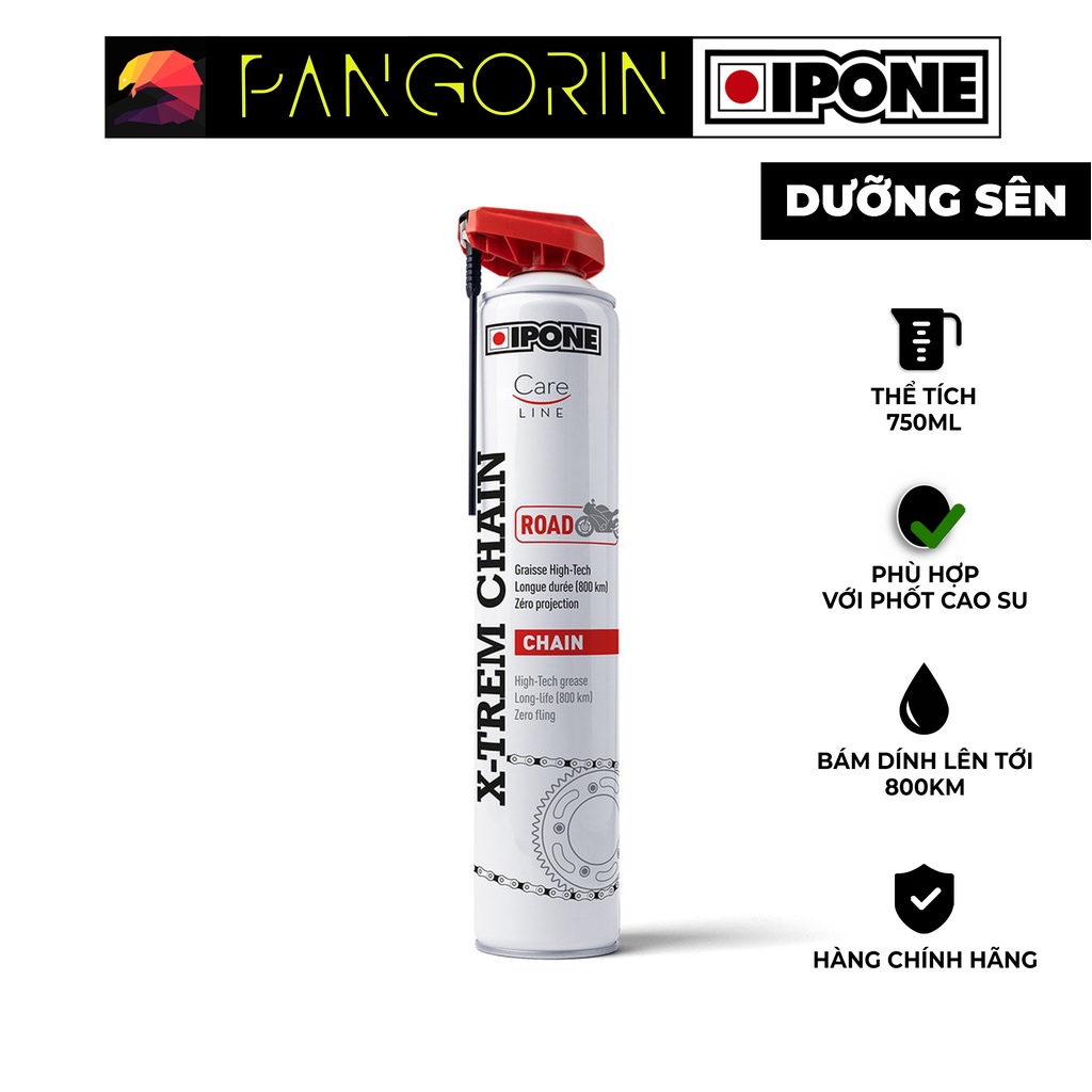 IPONE - Chai Xịt Dưỡng Sên X-TREM CHAIN OFF-ROAD 750ML