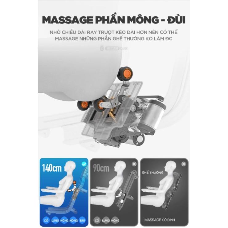 [HOT NEW 2021] Ghế massage FUJIKIMA FJ-A431 liên động tự động massage toàn thân thời thượng quý phái trị liệu Nhật Bản