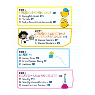 Sách - Everything You Need To Ace Chemistry, Sổ Tay Hóa Học Phiên Bản Tiếng Anh Lớp 8 đến 12