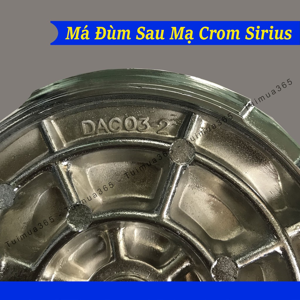 Má Đùm Mạ Crom Sau Yamaha Sirius