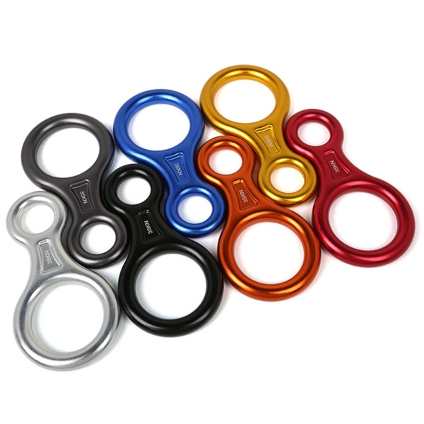 Khóa dây hình số 8 dùng cho hỗ trợ leo xuống núi