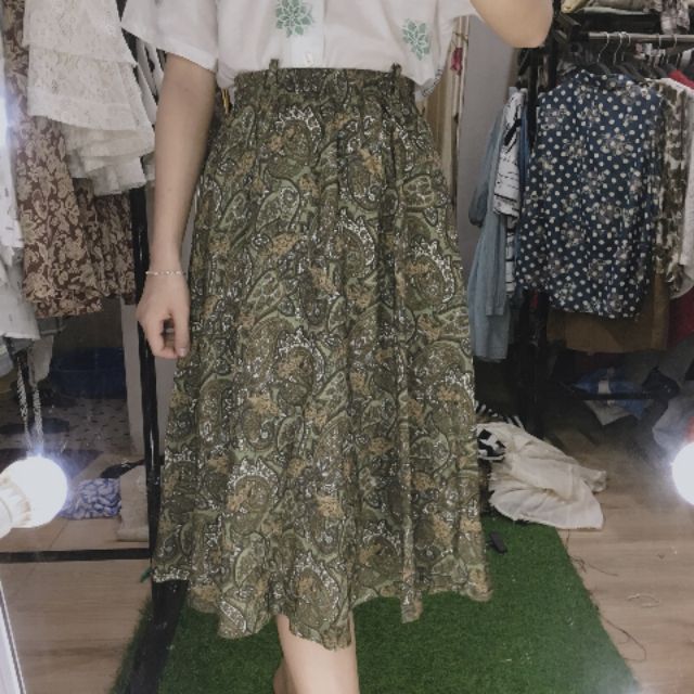 Váy vintage lê hương