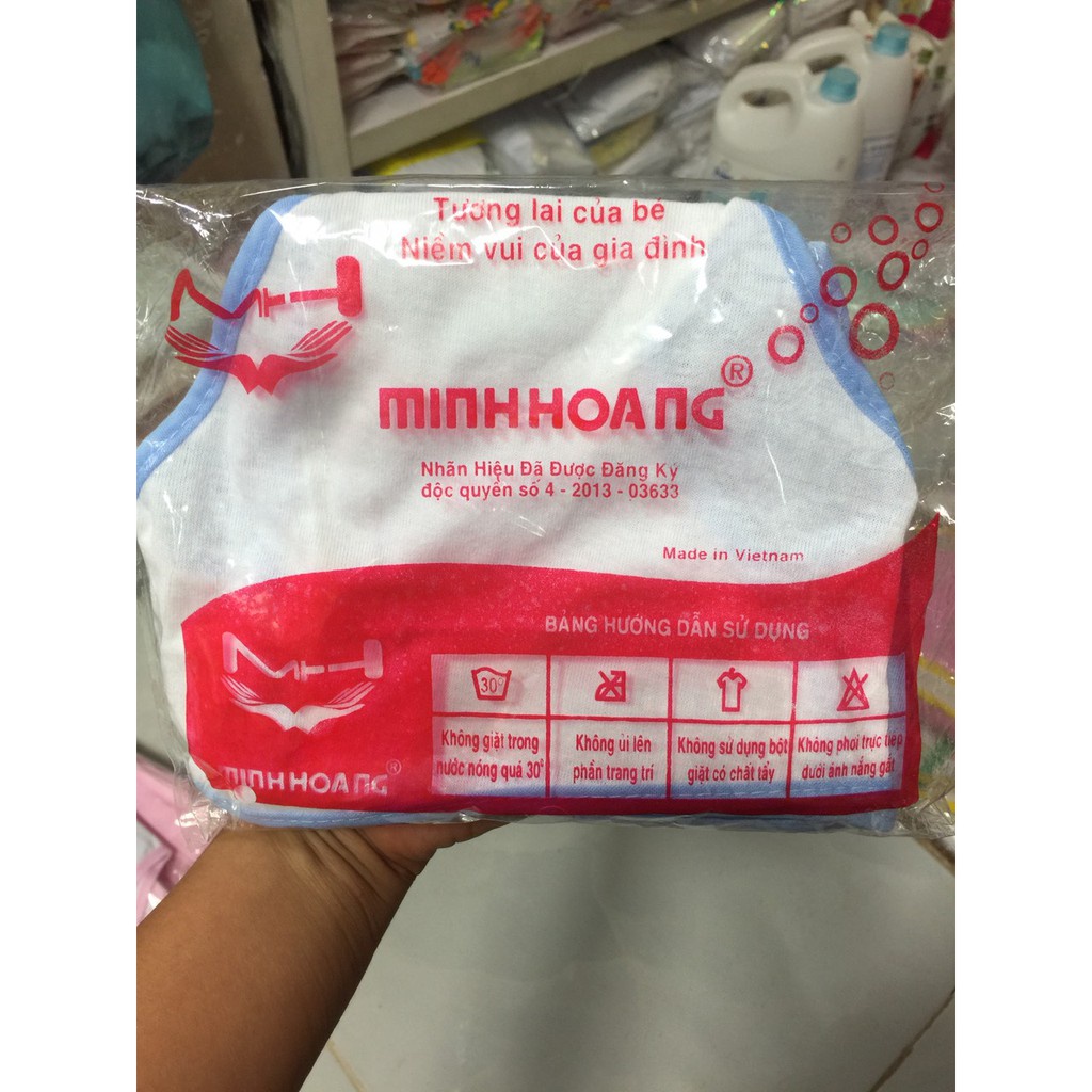 Set 10 Tã Vải Dán /Tã Quần Đóng Bỉm Sơ Sinh Minh Hoàng