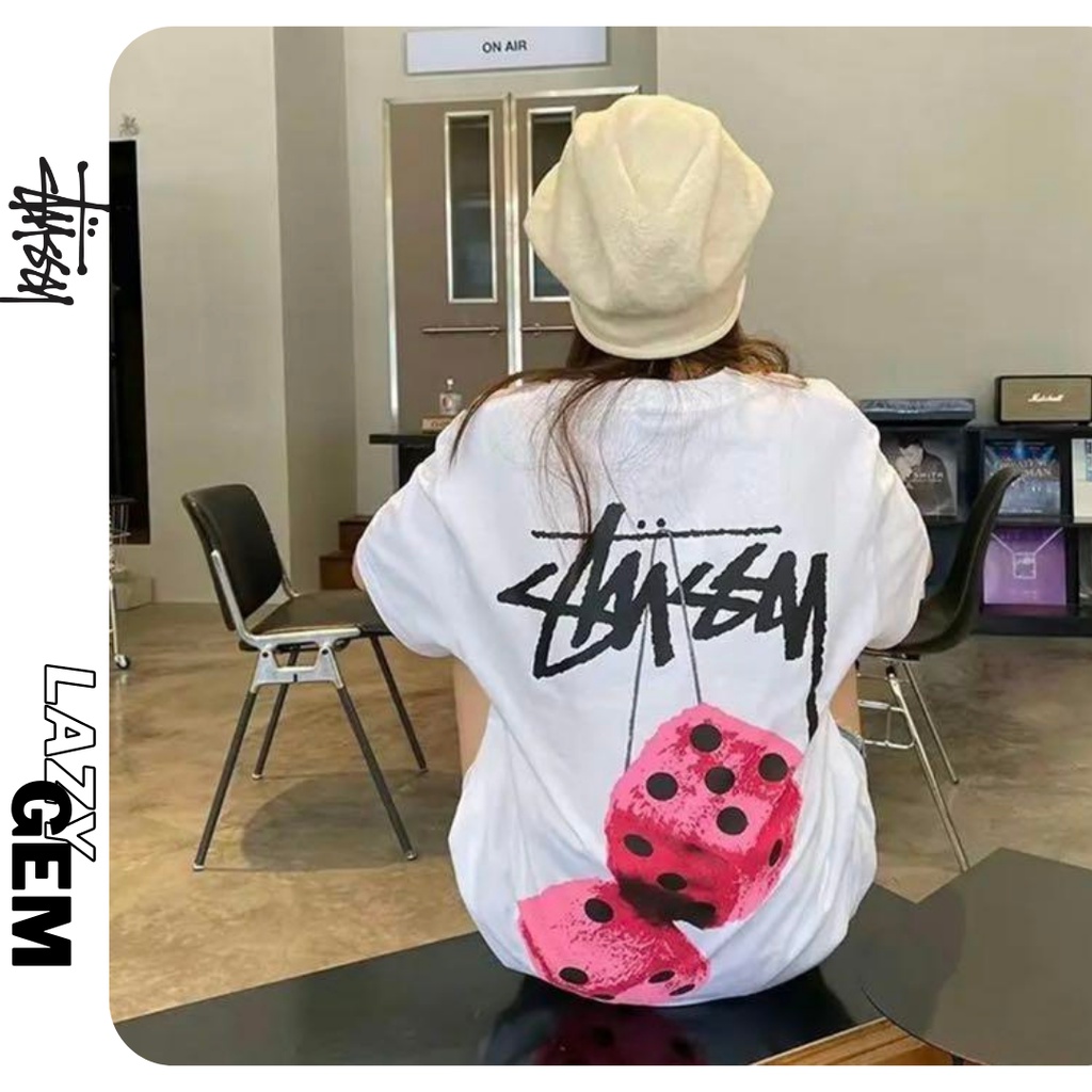 Áo Thun Stussy Fuzzy Dice - Chính Hãng 100%
