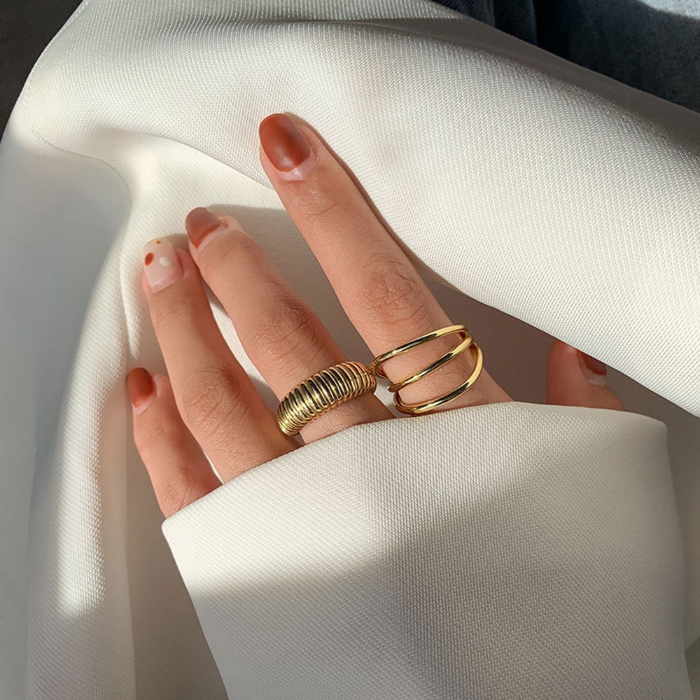 Set 2 Nhẫn Nữ Thời Trang Thanh Lịch