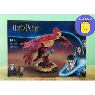 Đồ chơi lắp ráp mô hình harry potter phoenix phượng hoàng lửa fawkes 99917 76394 - brick island