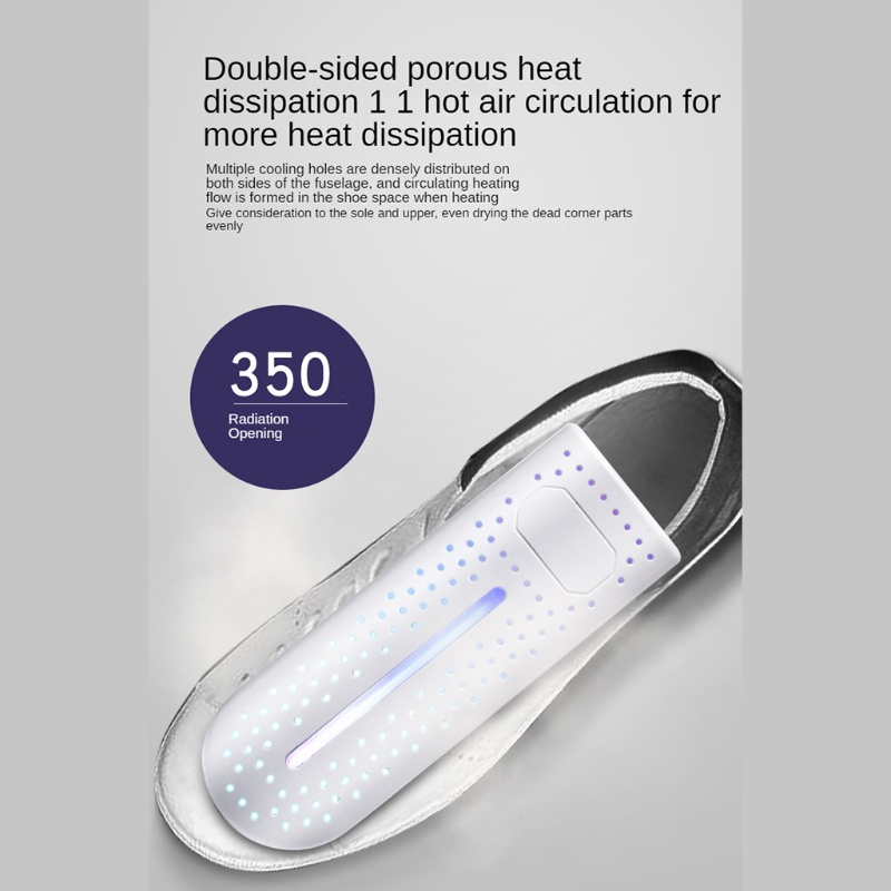Máy Sấy Giày VA Di Động 65°C 149°F Máy Sấy Khô Giày Bốt Khử Mùi Không Đổi Nhiệt Độ