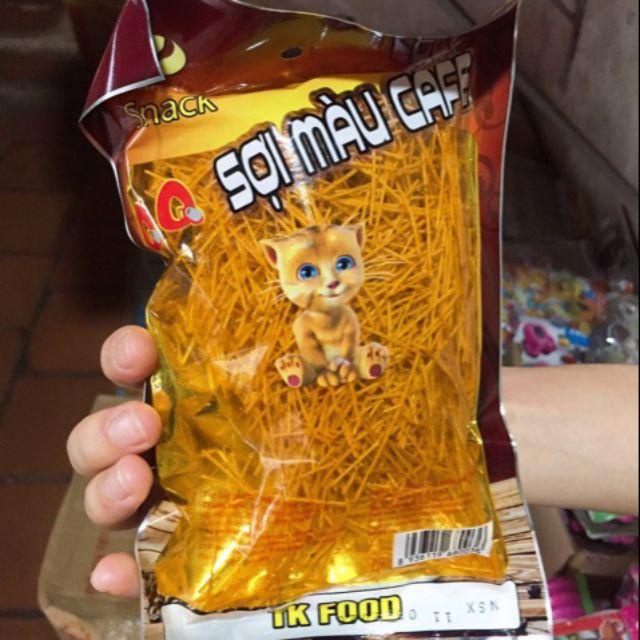 2 gói snack sợi ma cafe