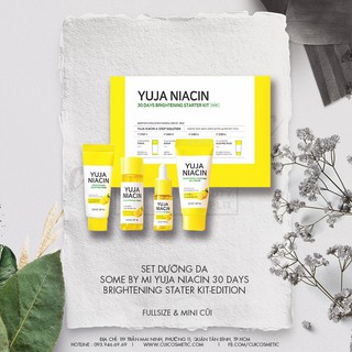 Bộ Dưỡng Sáng Da Mờ Thâm SOME BY MI YUJA NIACIN 30 DAYS BRIGHTENING STATER KIT-EDITION