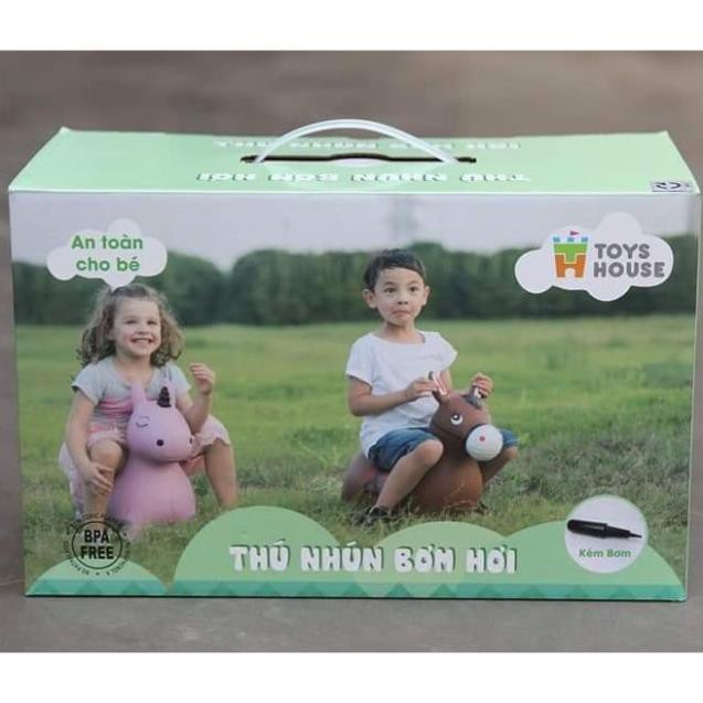 Thú nhún trẻ em hình cún con Toys house PA1012 - Đồ chơi vận động cho bé - Hàng dự án