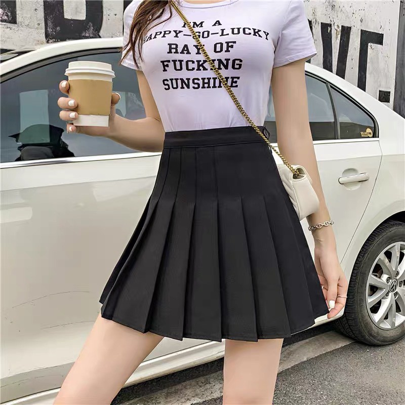 Chân Váy Nữ Tenis Dáng Ngắn 🦋FREESHIP🦋 Váy Xếp Ly Cạp Cao Co Dãn