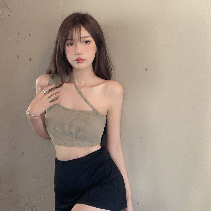 COZOK Áo hai dây hở lưng gợi cảm cho nữ