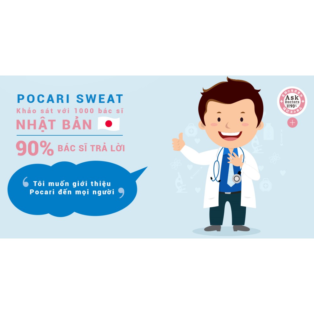 Thức uống Bổ Sung ION Pocari Sweat---- chai 500ml--350ml