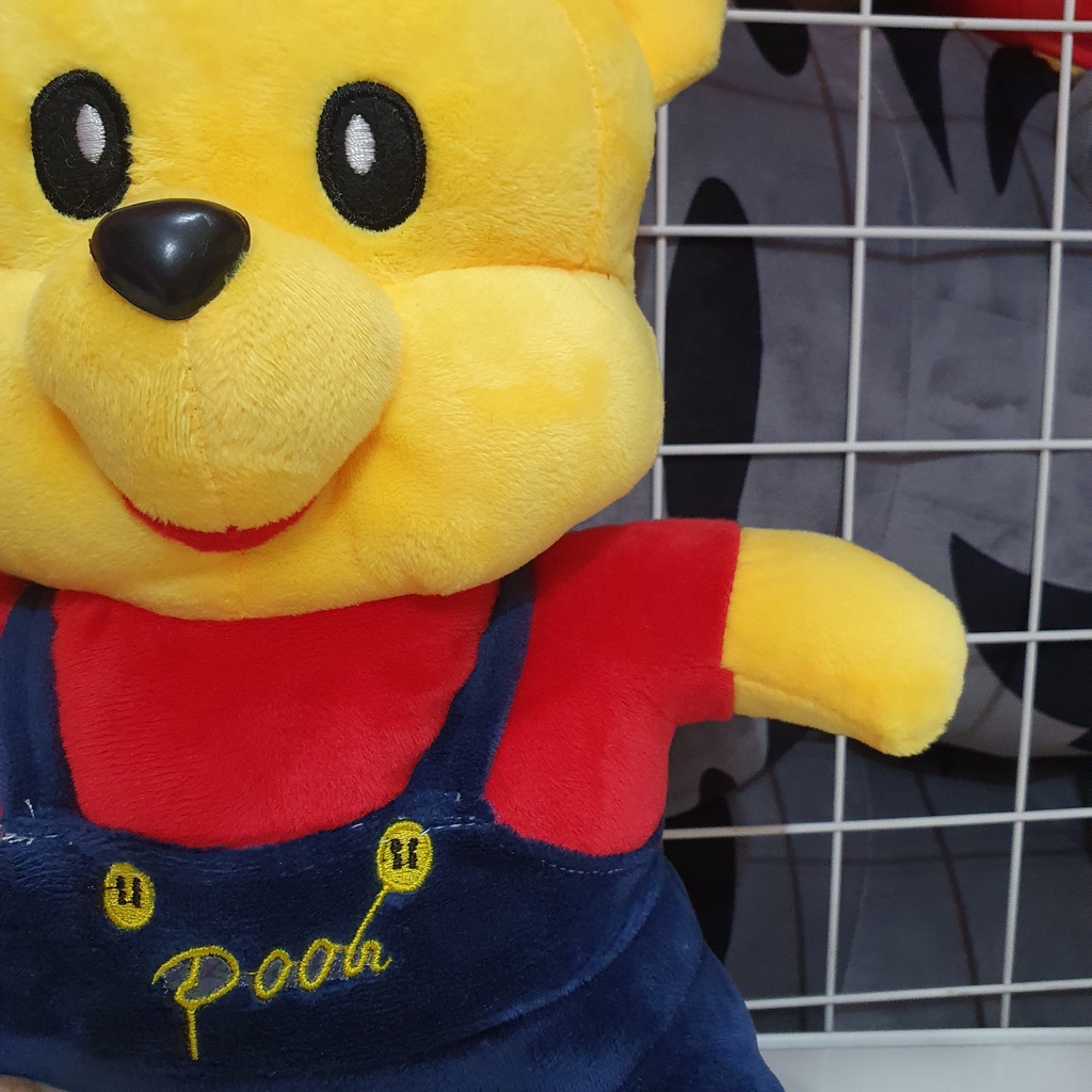 Gấu Pooh Áo Yếm 33 Cm Qùa Tặng ý Nghĩa