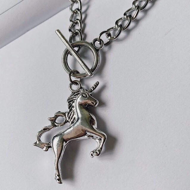 Dây chuyền thời trang mặt hình ngựa một sừng đẹp mắt 203954