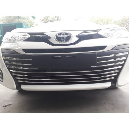 Vios, Ốp mặt calang inox vios 2019 2020 tặng kèm keo tăng dính