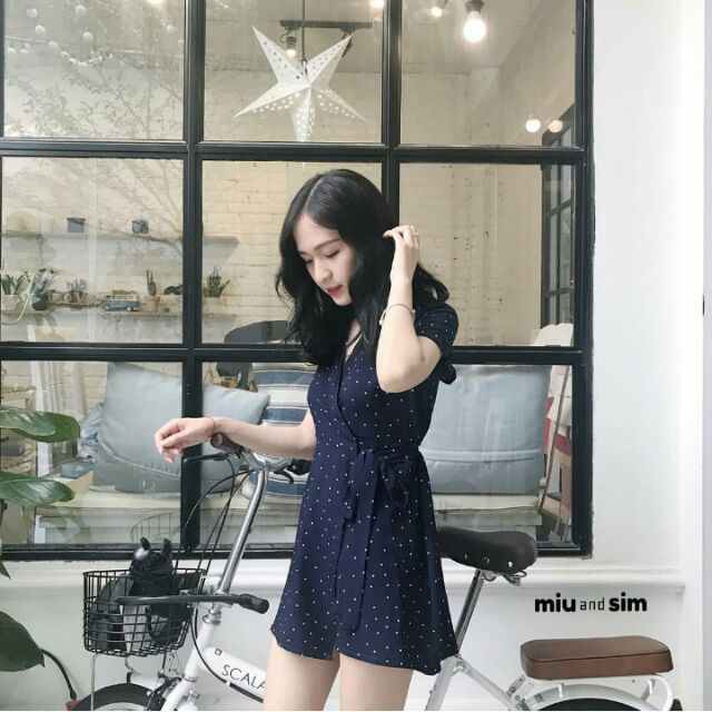 Váy chấm bi simbabo