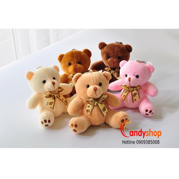 Móc khóa gấu bông Teddy dễ thương - Candyshop88