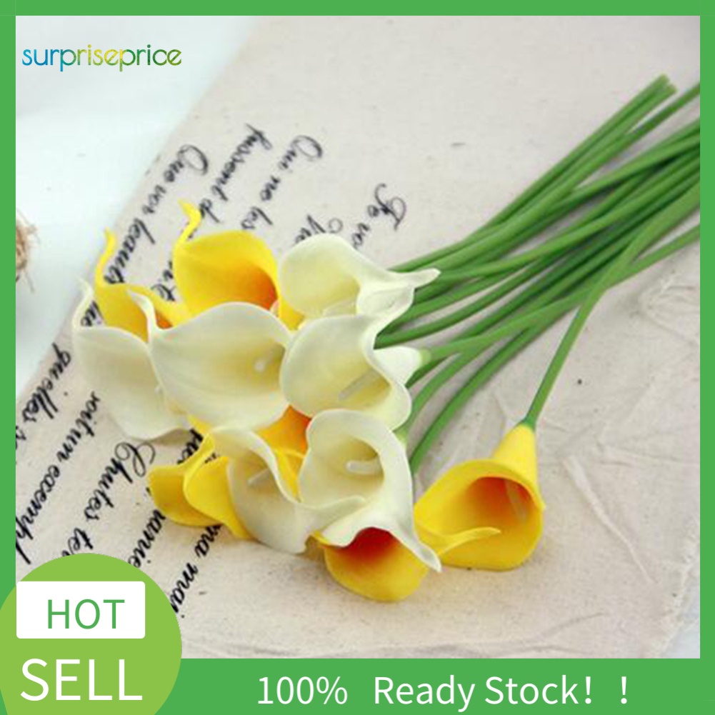 1 Bó Hoa Lily Nhân Tạo Trang Trí Tiệc Cưới