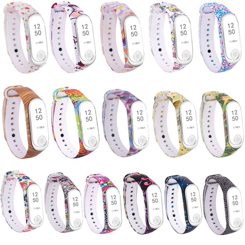 Dây Đeo Đồng Hồ Bằng Silicone Nhiều Màu Cho Xiaomi Mi Band 3