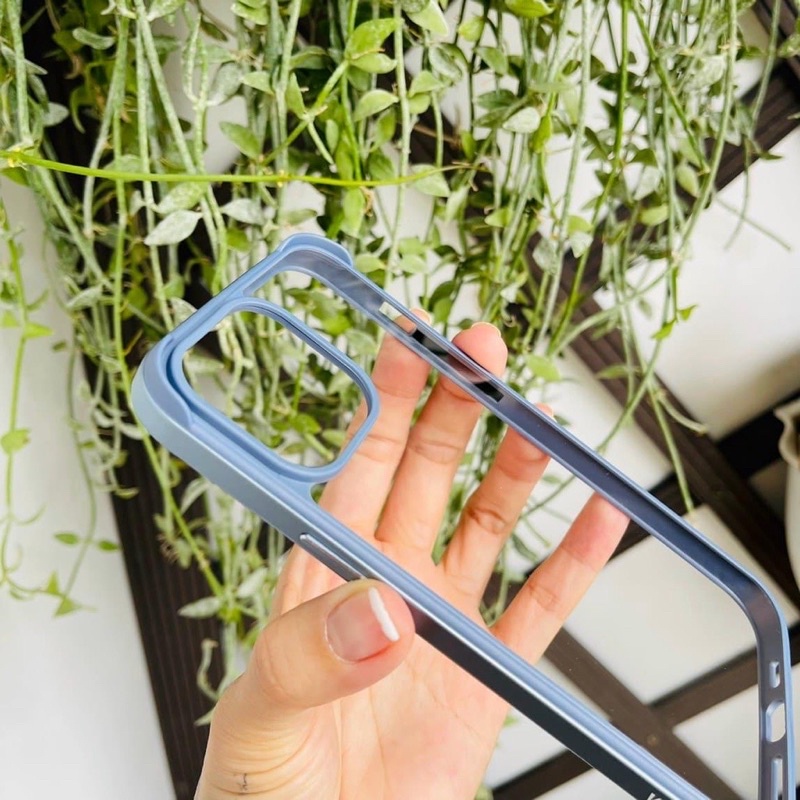 Ốp lưng Sulada trong kính viền màu mạ nhôm cho iPhone 13, 13 Pro, 13 Pro Max chống ố màu, chống sốc bảo vệ camera