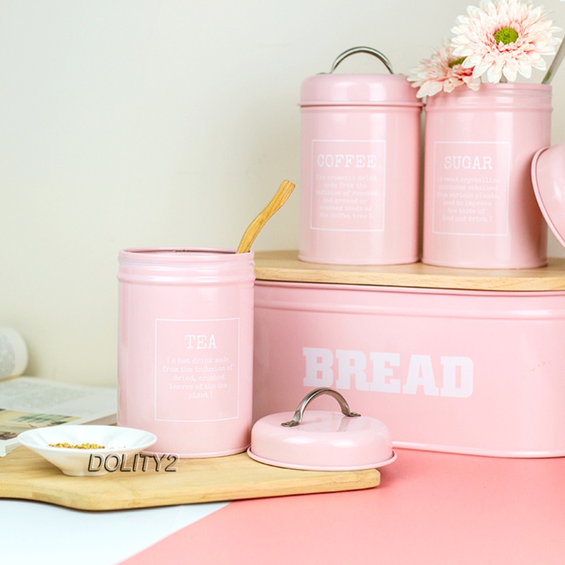 Hũ đựng trà/cà phê có nắp đậy phong cách vintage