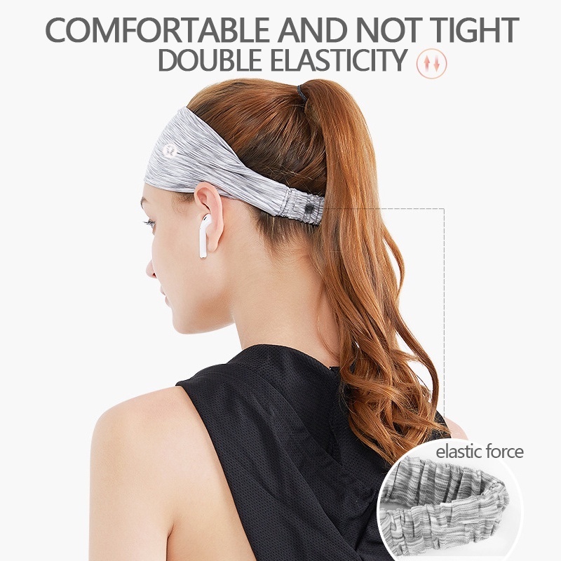 Lululemon Băng đô co giãn luyện tập yoga mới