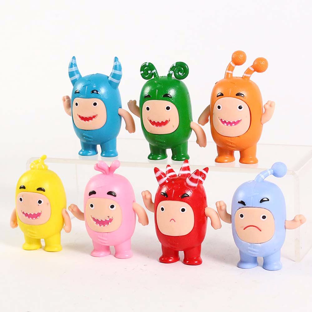Set 7 Mô Hình Đồ Chơi Nhân Vật Oddbods Dễ Thương Đáng Yêu
