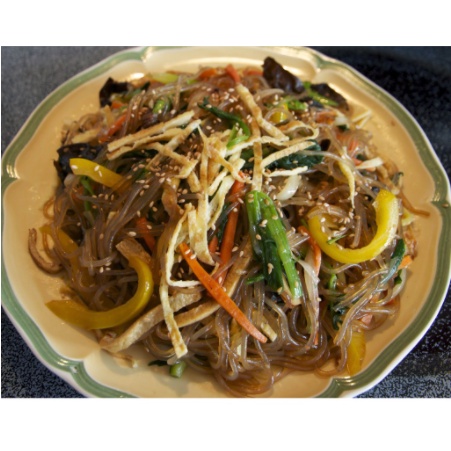 Thùng 5kg miến CHAKHAN Hàn Quốc, miến khoai lang hàn quốc 5kg - 착한 당면